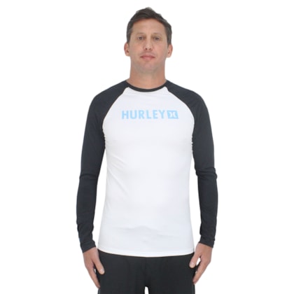 Camiseta para Surf Hurley Square Branca