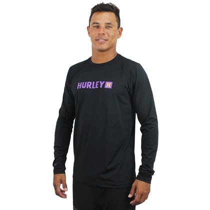 Camiseta para Surf Hurley Tee Change Black