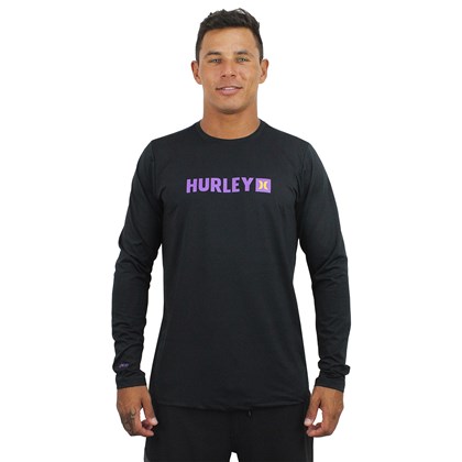 Camiseta para Surf Hurley Tee Change Black
