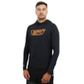 Camiseta para Surf Hurley Tee Club com Capuz Preta
