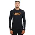 Camiseta para Surf Hurley Tee Club com Capuz Preta