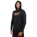 Camiseta para Surf Hurley Tee Club com Capuz Preta