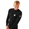 Camiseta para Surf Rip Curl Icons UPF Brushed Black