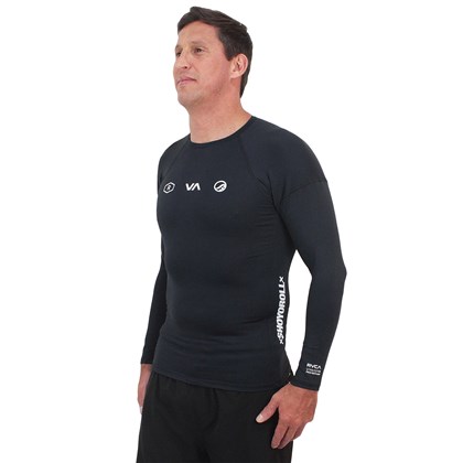 Camiseta para Surf RVCA Ruotolo Sport II Black