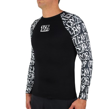 Camiseta para Surf RVCA X Defer Sport Black