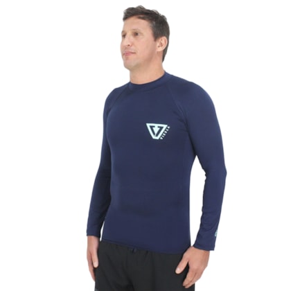 Camiseta para Surf Vissla All Times Navy