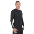 Camiseta para Surf Volcom Lido Solid Manga Longa Black