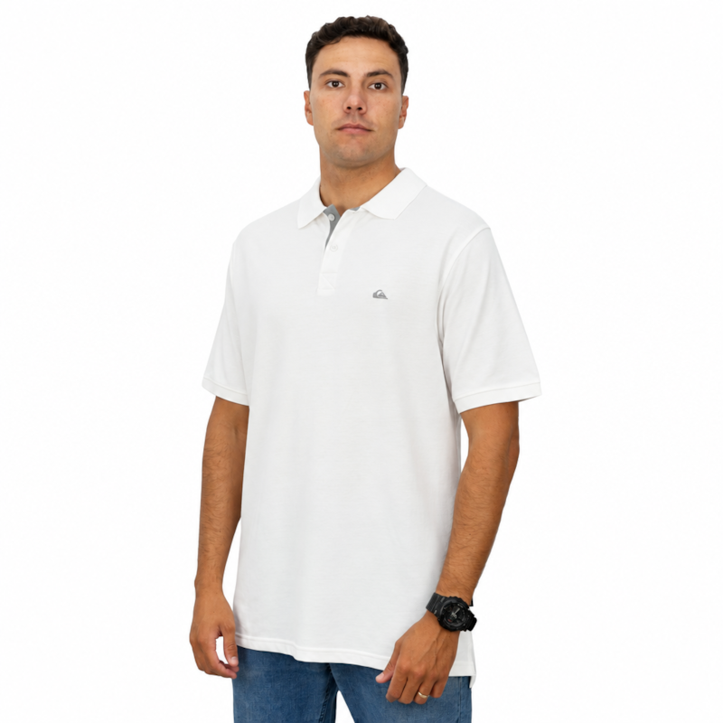 Camiseta Polo Quiksilver Loia Embroidery White