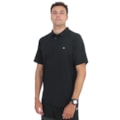 Camiseta Polo Rusty Essential Preta