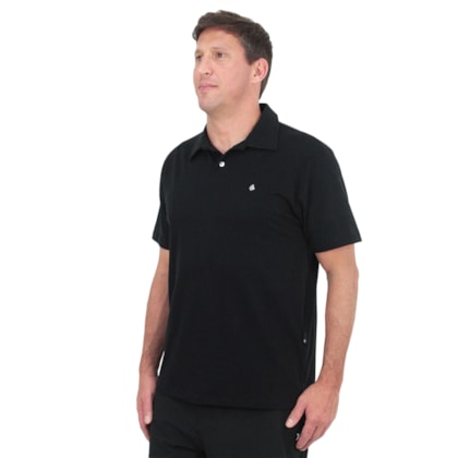 Camiseta Polo Volcom Classic Stone Black