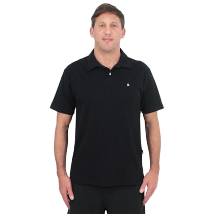 Camiseta Polo Volcom Classic Stone Black