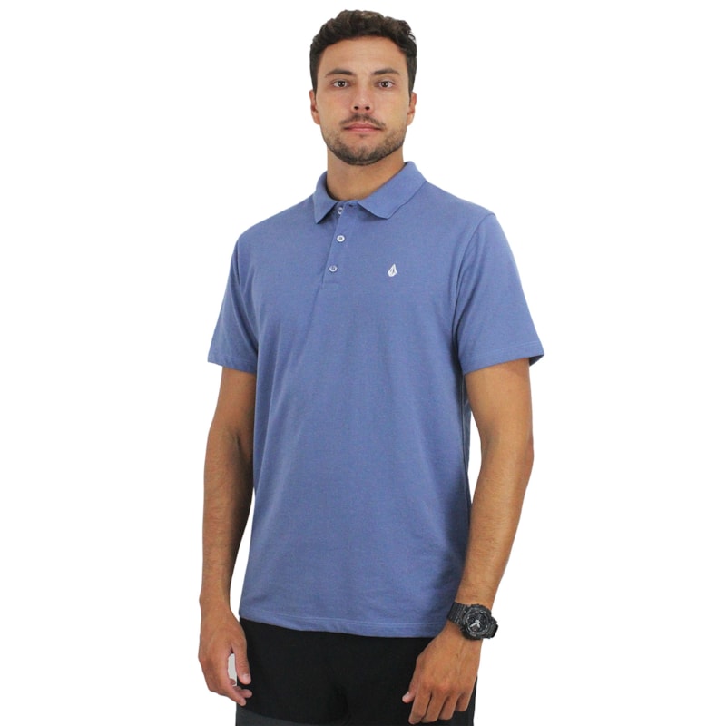 Camiseta Polo Volcom Classic Stone Blue