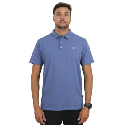 Camiseta Polo Volcom Classic Stone Blue