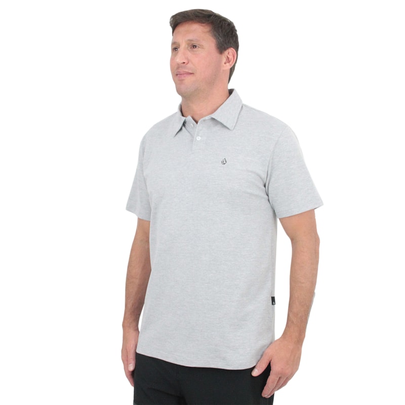 Camiseta Polo Volcom Classic Stone Grey