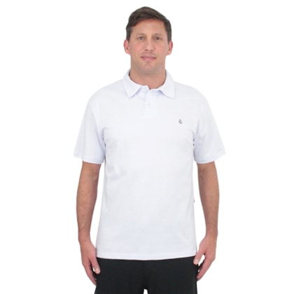 Camiseta Polo Volcom Classic Stone White