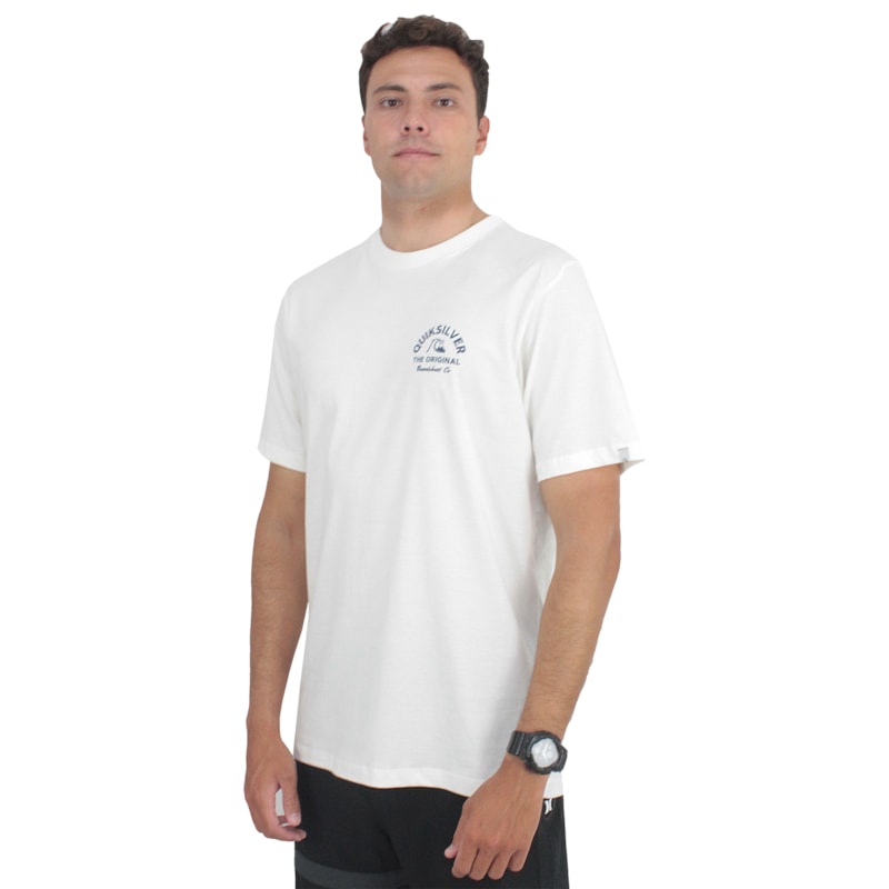 Camiseta Quiksilver Arch Snow White