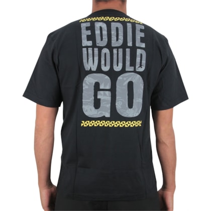 CAMISETA QUIKSILVER EDDIE GOES PRETA COLEÇÃO EDDIE AIKAU CAMISETA QUIKSILVER EDDIE GOES PRETA COLEÇÃO EDDIE AIKAU