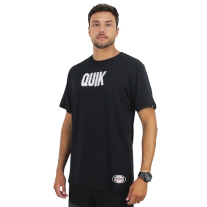 Camiseta Quiksilver Emb Quik Outdoor Black