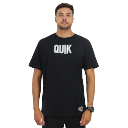Camiseta Quiksilver Emb Quik Outdoor Black