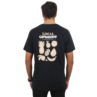 Camiseta Quiksilver Fruits Tide Black