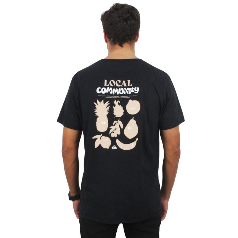 Camiseta Quiksilver Fruits Tide Black