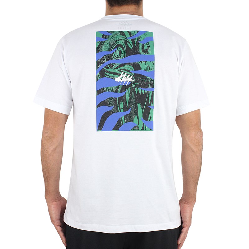 Camiseta Quiksilver G-Land Art White