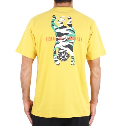 Camiseta Quiksilver G-Land Tiger Yellow