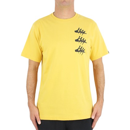 Camiseta Quiksilver G-Land Tiger Yellow