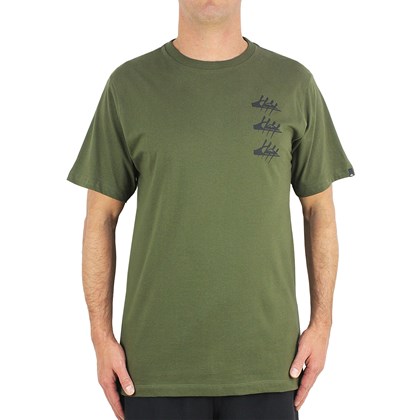 Camiseta Quiksilver G-Land Type Green