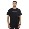 Camiseta Quiksilver Gradient Type New Wave Black