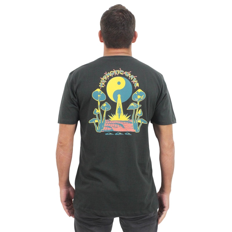 Camiseta Quiksilver Hypnotic Wave Dark Gray