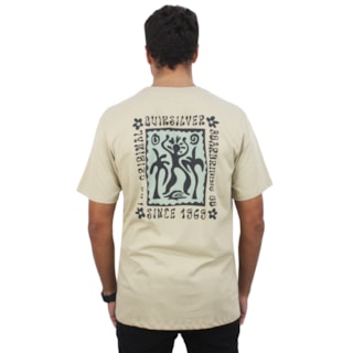 Camiseta Quiksilver Serenity Splash Areia