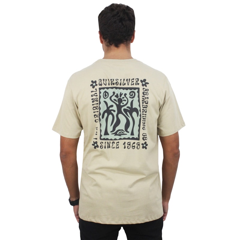 Camiseta Quiksilver Serenity Splash Areia