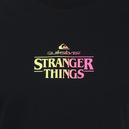 Camiseta Quiksilver Stranger Things Black