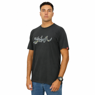Camiseta Quiksilver Vortex Cinza Escuro