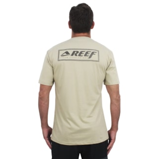 Camiseta Reef Logo Types Bege