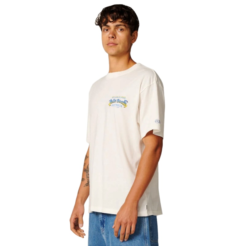 Camiseta Rip Curl Bells Beach Pro Event Bone Importada