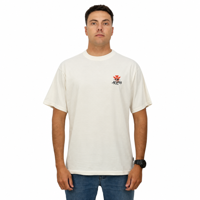Camiseta Rip Curl Hawaii Tapa Hex Bone
