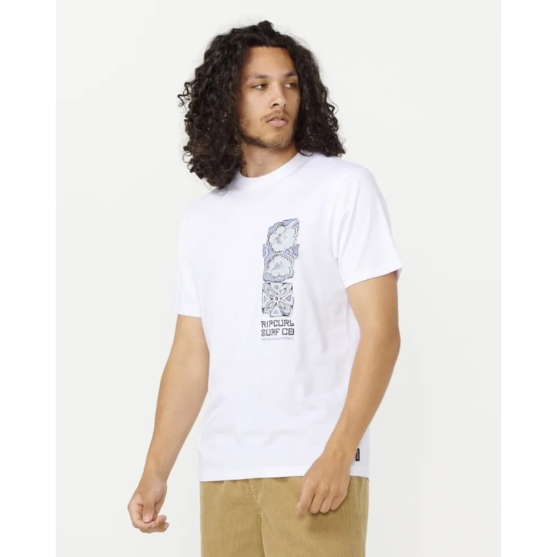 Camiseta Rip Curl Hoffman Low Tides White