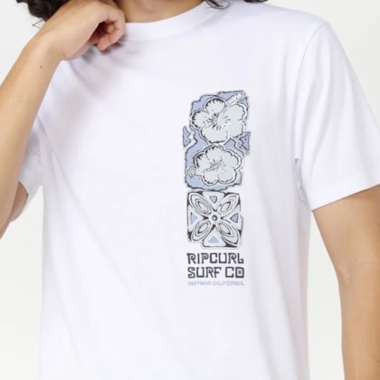 Camiseta Rip Curl Hoffman Low Tides White