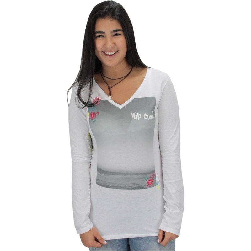 camisa rip curl manga longa