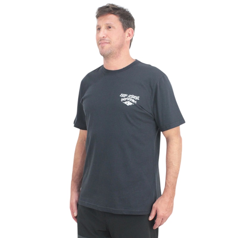 Camiseta Rip Curl Lived The Search Washed Black