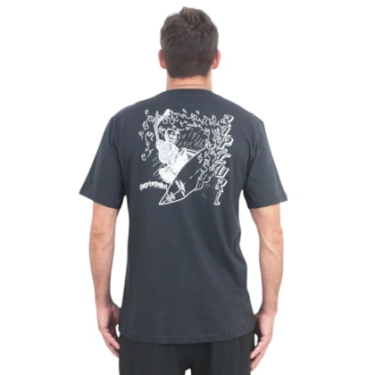 Camiseta Rip Curl Lived The Search Washed Black