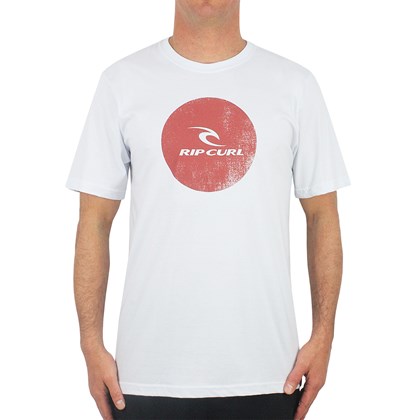 Camiseta Rip Curl Round Icon Corp Tee White