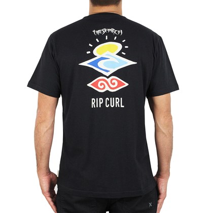 Camiseta Rip Curl Search Essential Tee Black