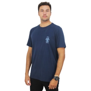 Camiseta Rip Curl Search Icon Outline Dark Navy