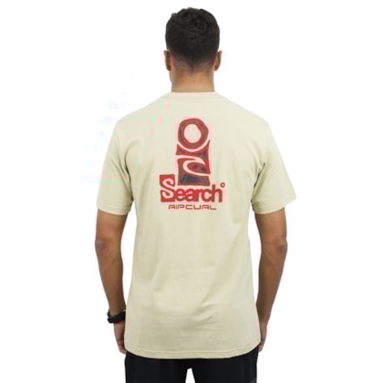 Camiseta Rip Curl The Search Khaki Sand