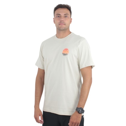 Camiseta Rip Curl Wettie Icon Gradient Vintage White