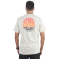Camiseta Rip Curl Wettie Icon Gradient Vintage White