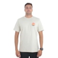 Camiseta Rip Curl Wettie Icon Gradient Vintage White